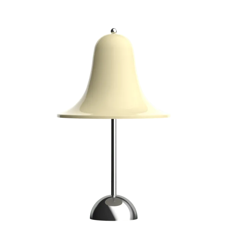 Lampe en métal blanc crème 18cm Pantop - Verpan - The Cool Republic