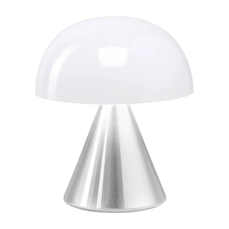 Lampe led argentée Mina - Lexon - The Cool Republic