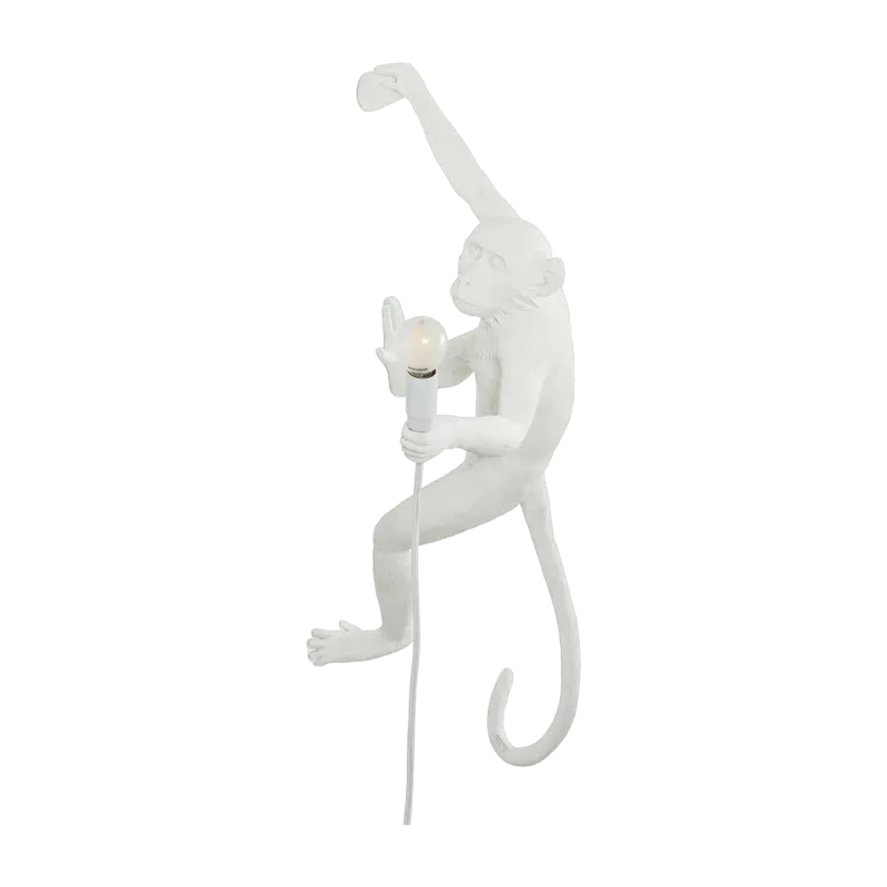 Lampe murale blanche Monkey - Seletti - The Cool Republic