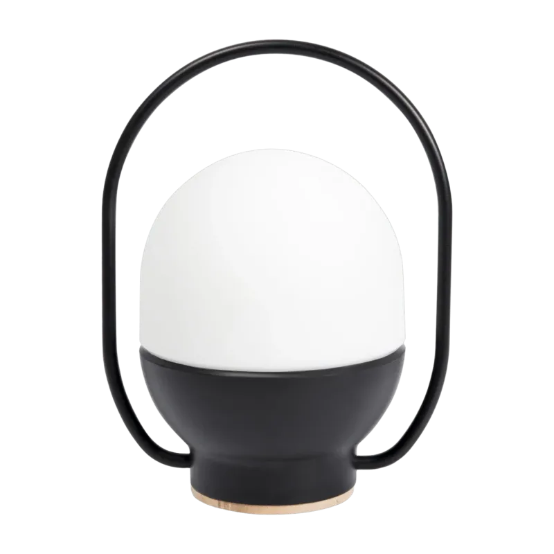 Lampe portable en bois noir Take Away - Faro Barcelona - The Cool Republic
