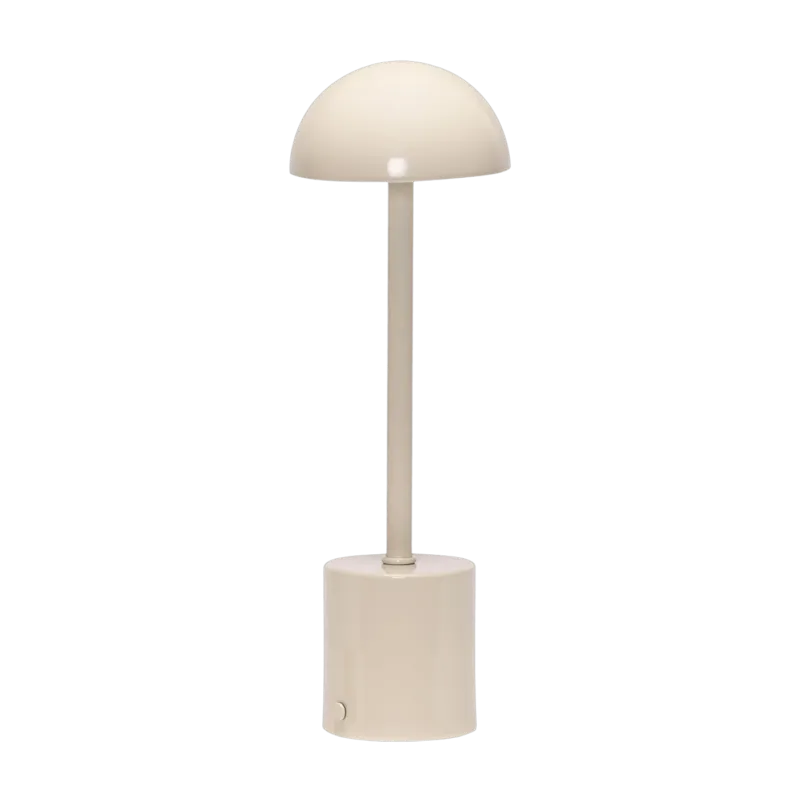 Lampe portable en métal beige Taten - Hübsch - The Cool Republic