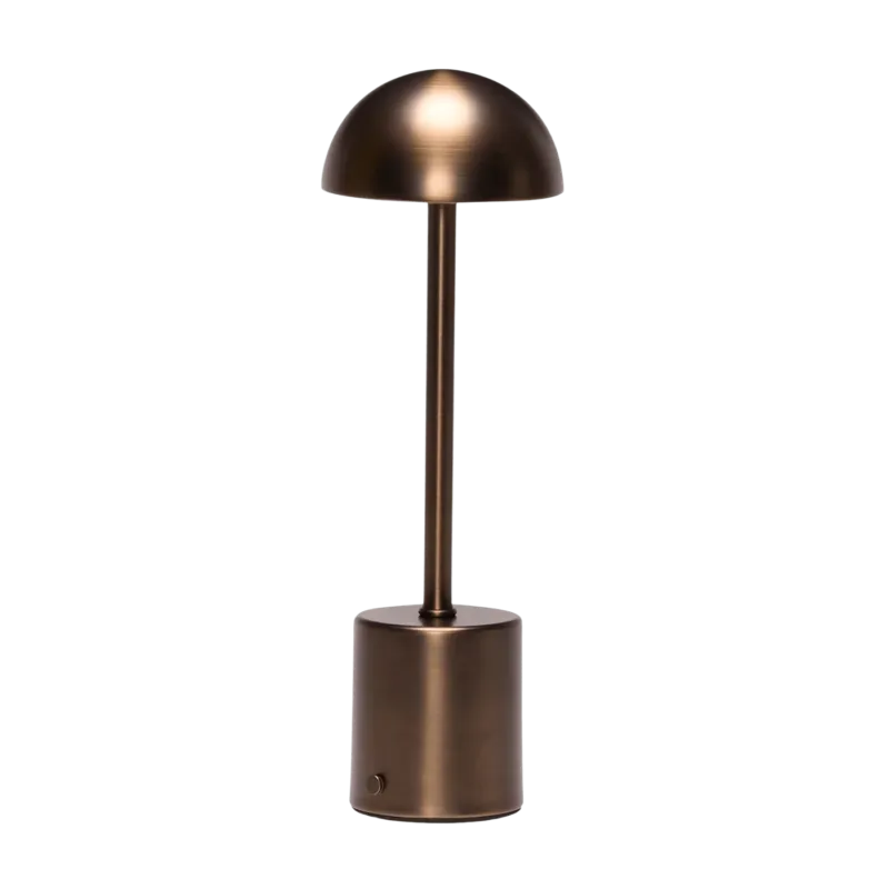 Lampe portable en métal laiton bruni Taten - Hübsch - The Cool Republic