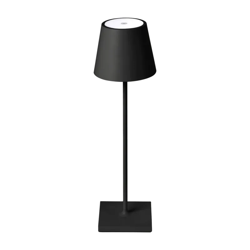Lampe portable pour extérieur en aluminium noir Toc - Faro Barcelona - The Cool Republic