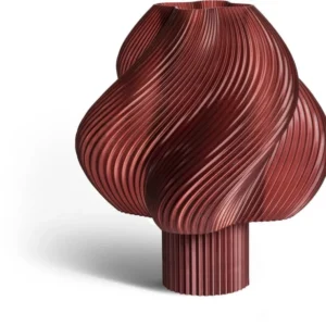 Lampe portable rouge cerise 23 cm Soft serve - Crème Atelier - The Cool Republic