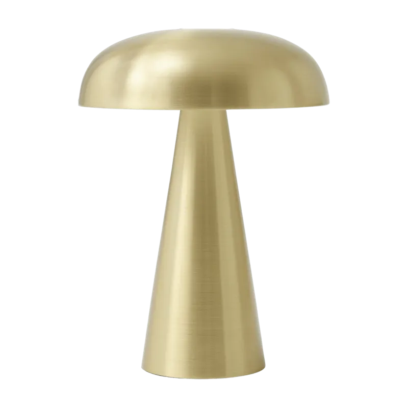 Lampe sans fil à intensité variable en aluminium doré 21 x 15,6 cm Como SC53 - &tradition - The Cool Republic