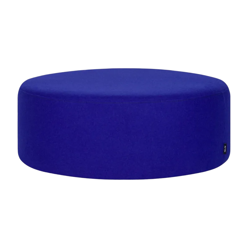 Large pouf en laine myrtille 25 cm Folk - noo.ma - The Cool Republic