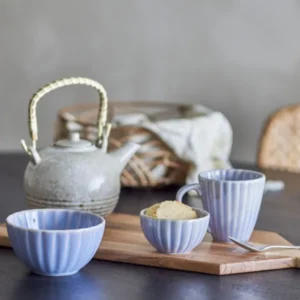 Latina Bowl Blue Stoneware - Bloomingville
