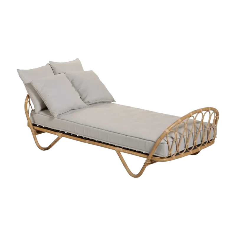 Lit en rotin naturel Corbeille - KOK - The Cool Republic