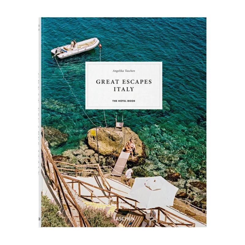 Livre relié 23,8x30x2cm 360 pages Great Escapes Italy. The Hotel Book - Taschen - The Cool Republic