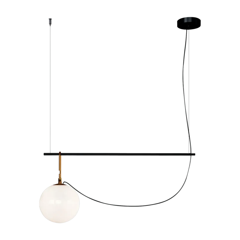 Longue suspension ⌀22 cm noire Neri&Hu - Artemide - The Cool Republic