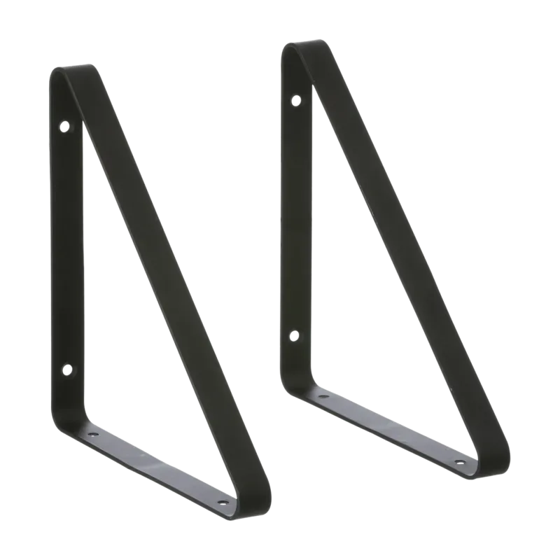 Lot de 2 supports d'étagères en fer noirs - Ferm Living - The Cool Republic