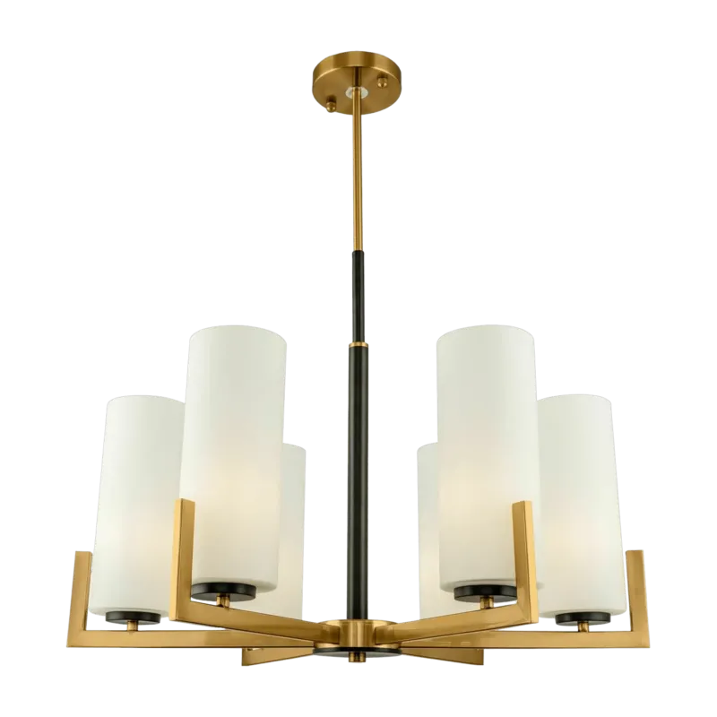 Lustre en laiton 6 ampoules Fortano - Maytoni - The Cool Republic