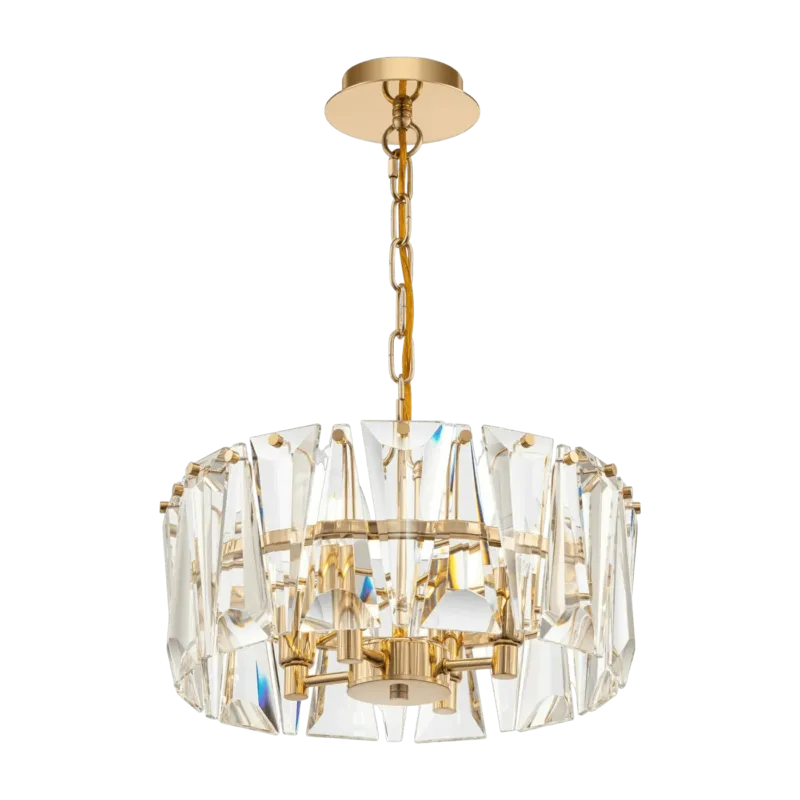 Lustre en métal doré 38 cm Puntes - Maytoni - The Cool Republic