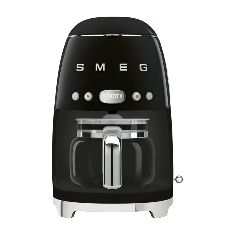 Machine à café Filtre noire 1,4 L Années 50 - Smeg - The Cool Republic