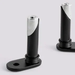 PALISSADE FIXATION BRACKET-SEATING SET OF 4-ANTHRACITE POWDER COATED STEEL