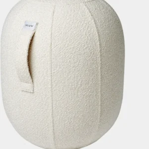 Siège ergonomique en tissu bouclé blanc Diva - Vluv