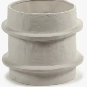 Pot de fleurs en grès beige 31,5x25cm Pot 04 M Molly - SERAX