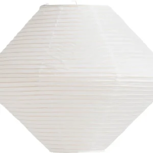Abat-jour en papier de riz blanc 50cm Diamant - HAY