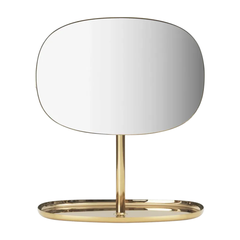 Miroir à poser en acier laiton Flip - Normann Copenhagen - The Cool Republic