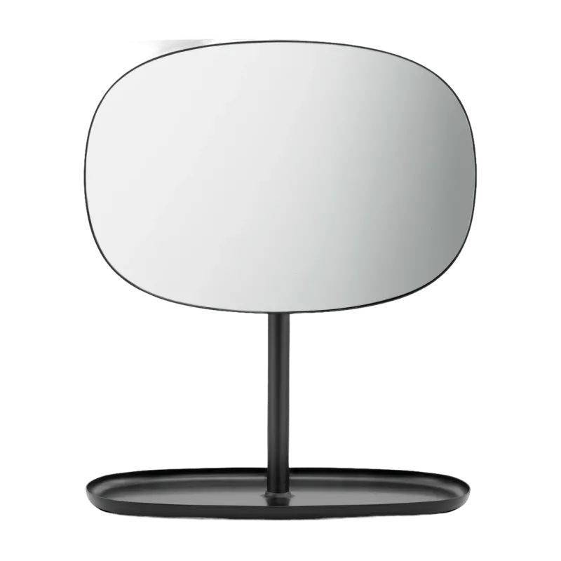 Miroir à poser en acier noir Flip - Normann Copenhagen - The Cool Republic
