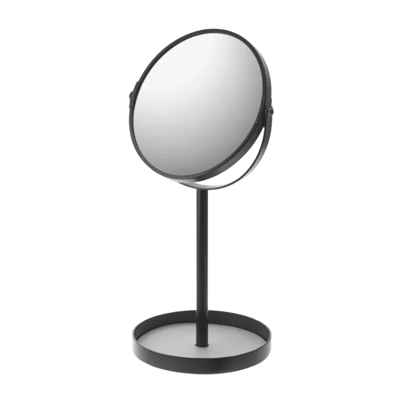Miroir avec plateau pour accessoires noir Tower - Yamazaki - The Cool Republic