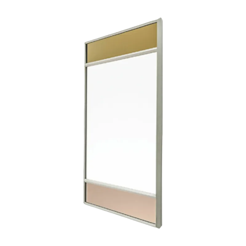 Miroir cadre gris 50x50 cm Vitrail - Magis - The Cool Republic