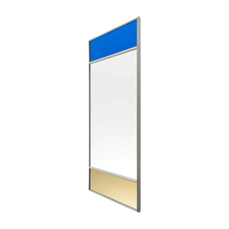 Miroir cadre gris 70x50 cm Vitrail - Magis - The Cool Republic