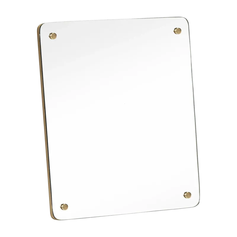 Miroir de table rectangulaire en chêne naturel 30cm Smize- Hübsch - The Cool Republic