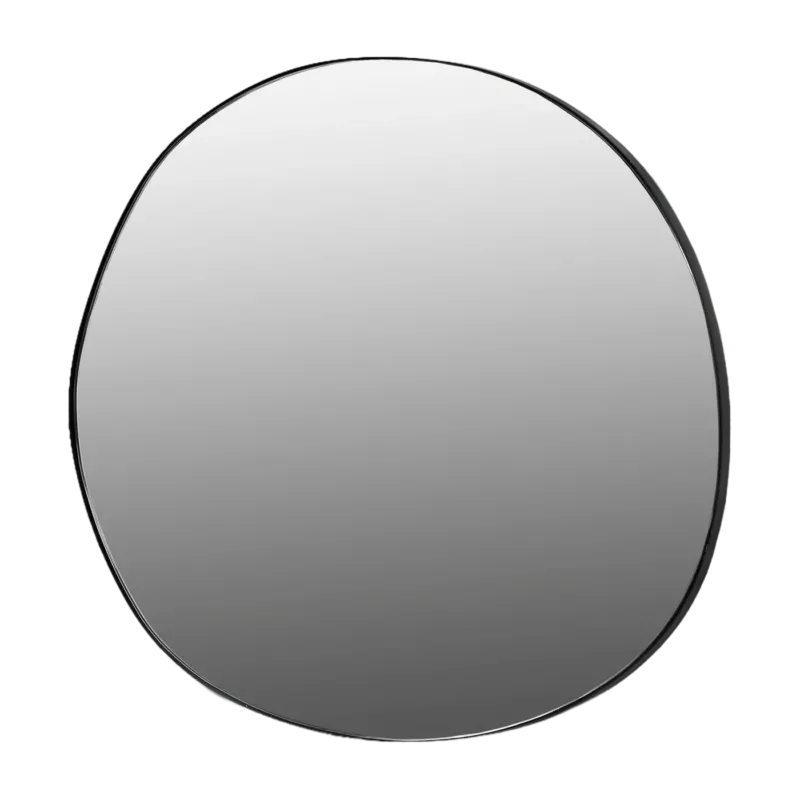 Miroir "goutte" en acier noir 47cm - Serax - The Cool Republic