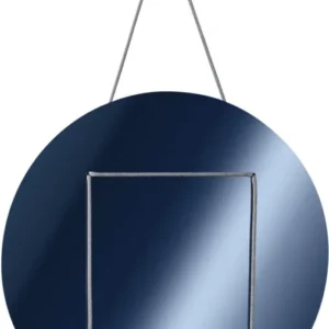 Miroir micaron 68 cm bleu - Mathieu Challières - The Cool Republic