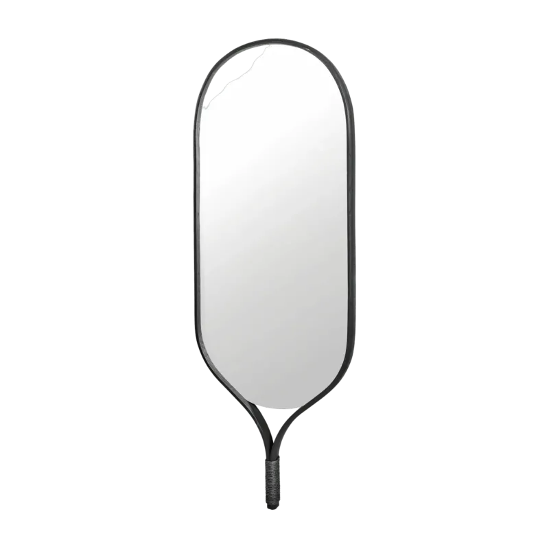 Miroir oval en chêne noir Racquet - Bolia - The Cool Republic