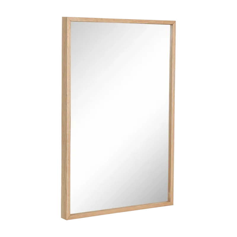 Miroir rectangulaire en bois de chêne Depth - Hübsch - The Cool Republic