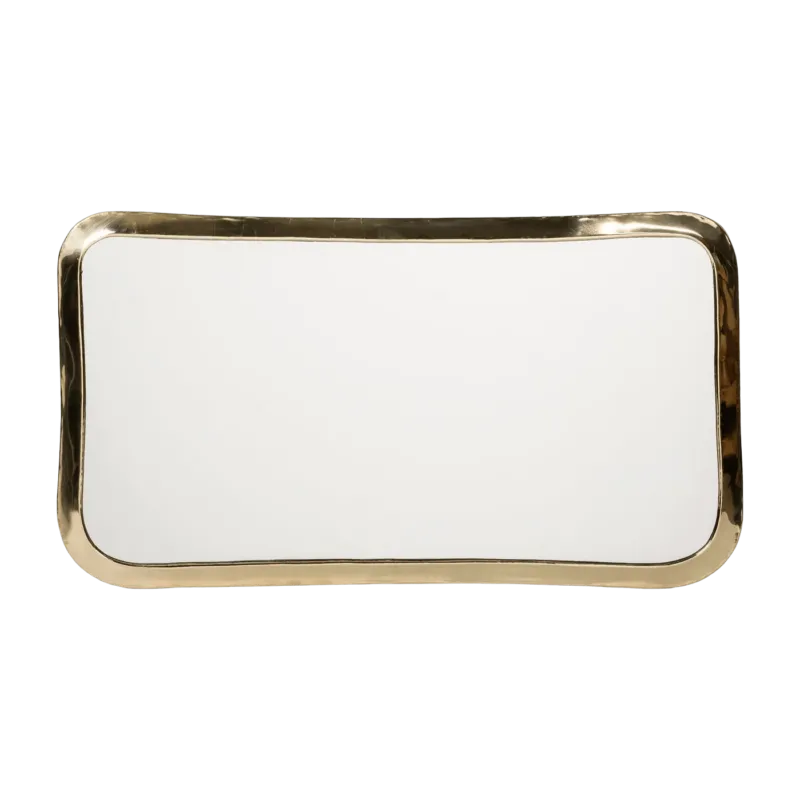 Miroir rectangulaire en laiton 89 x 64 cm Inteji - Cosydar - The Cool Republic