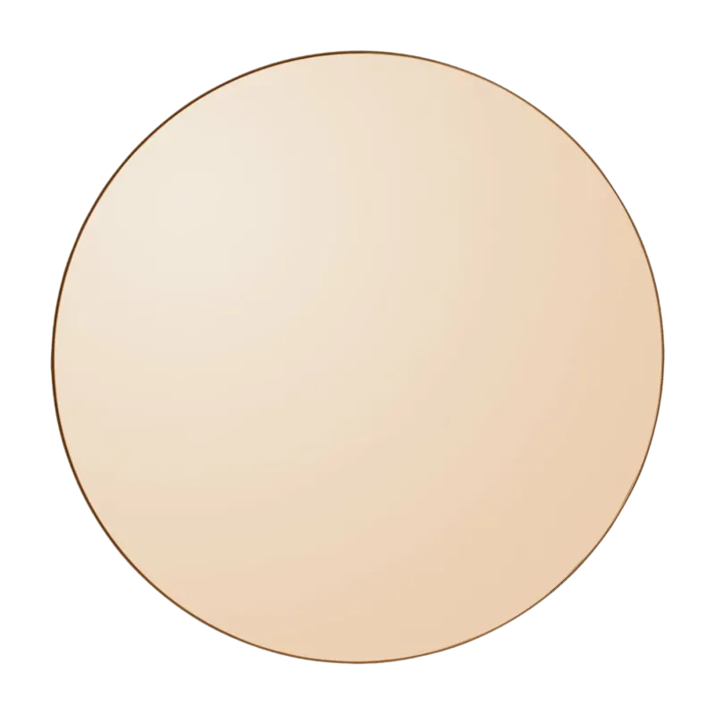 Miroir rond ambre 70 cm Circum - AYTM - The Cool Republic