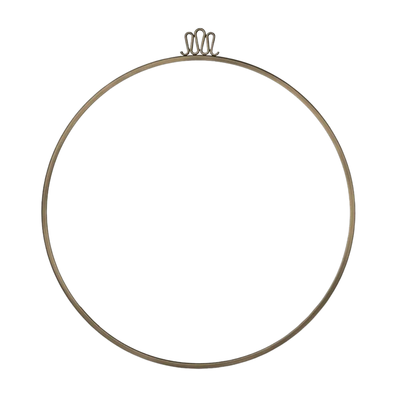 Miroir rond en laiton 70 cm Randaccio - Gubi - The Cool Republic