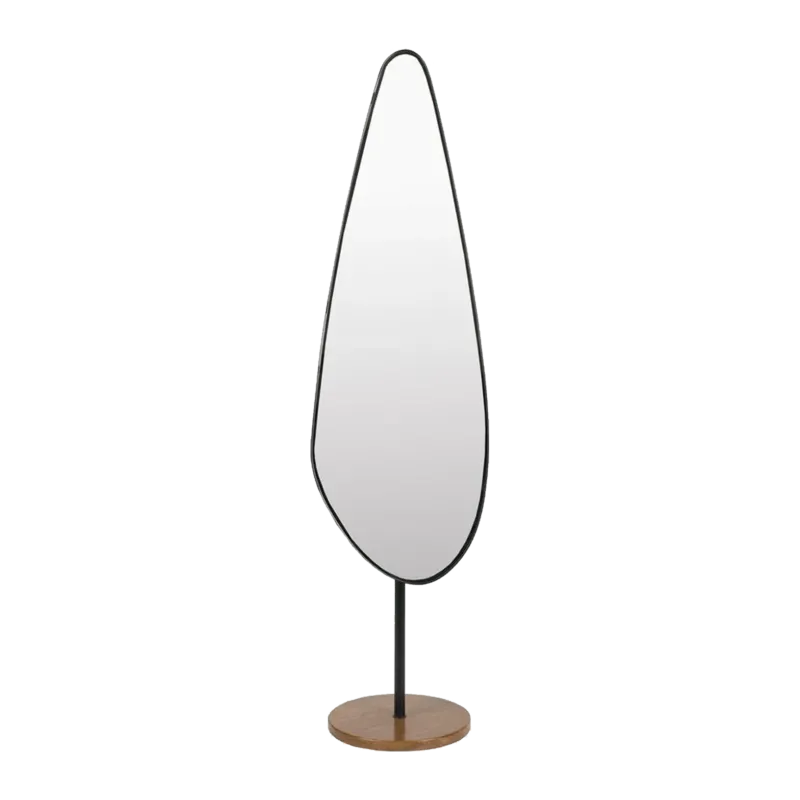 Miroir sur pied en métal noir 35x40x135cm Orbis - The Cool Republic - The Cool Republic