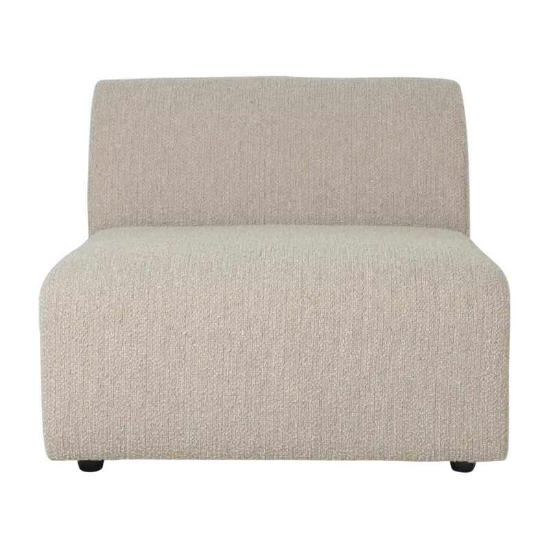 Module 1 place en bouclé taupe Jax - Hkliving - The Cool Republic