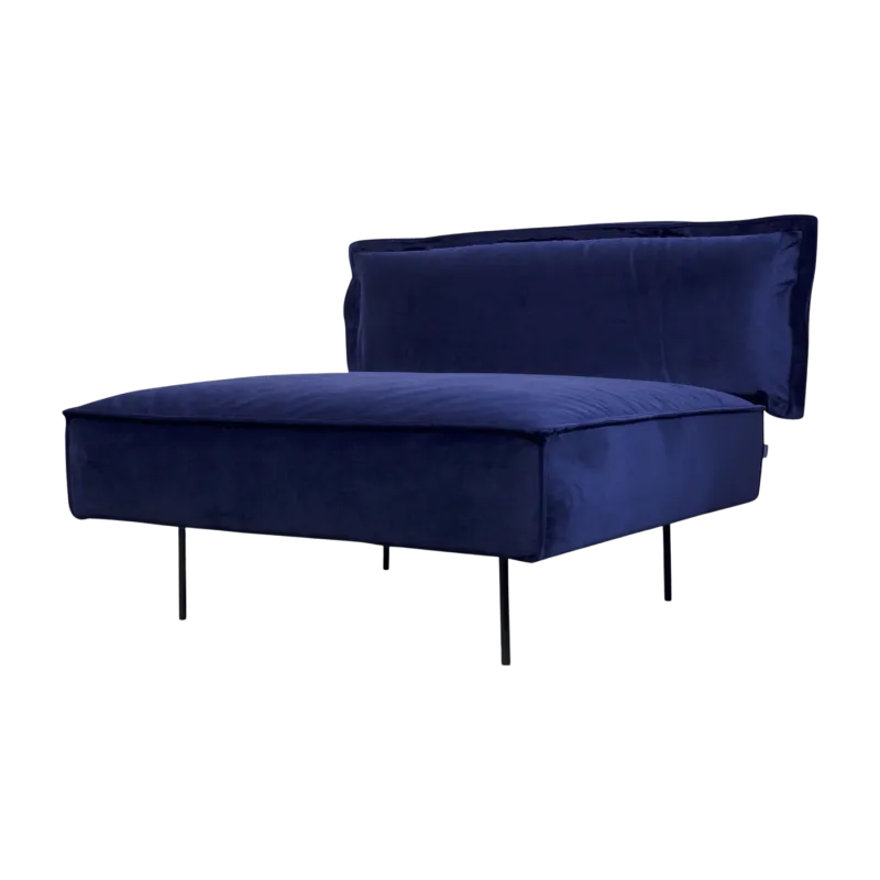 Module 1 place lounge bleu Velvet - HANDVÄRK - The Cool Republic