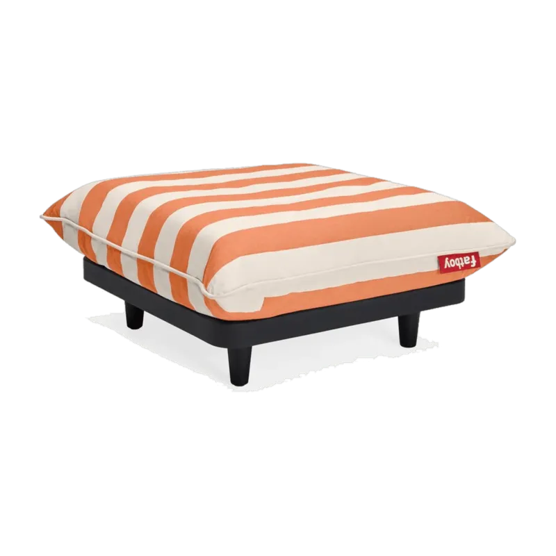 Module de canapé d’extérieur rayé orange Paletti - Fatboy - The Cool Republic