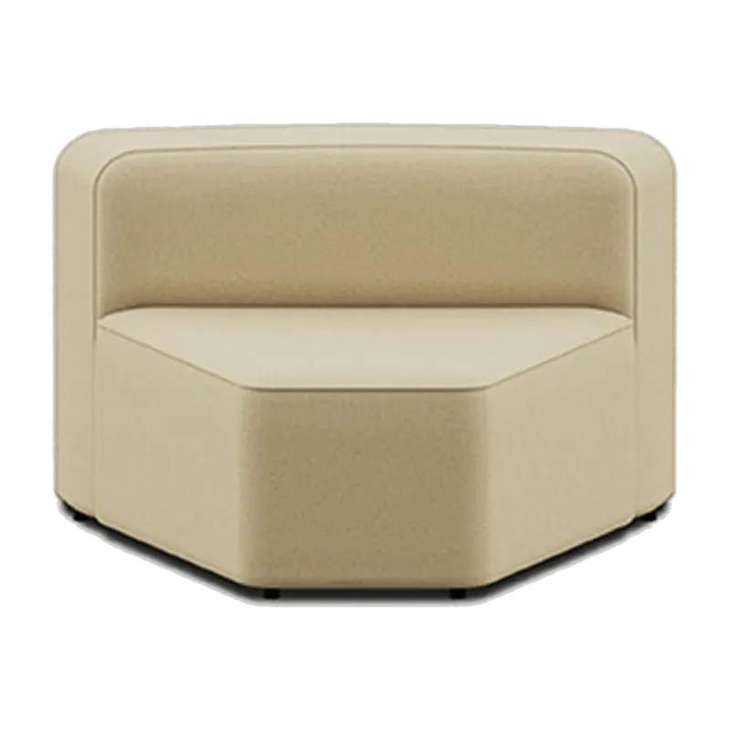 Module de canapé en tissu beige 160 Rope - Normann Copenhagen - The Cool Republic