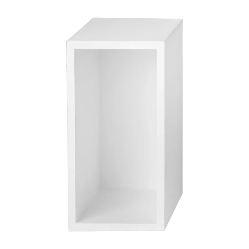 Module fermé S pour étagère Stacked Blanc - Muuto - The Cool Republic