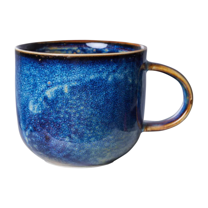 Mug en porcelaine bleu Rustic - HKliving - The Cool Republic