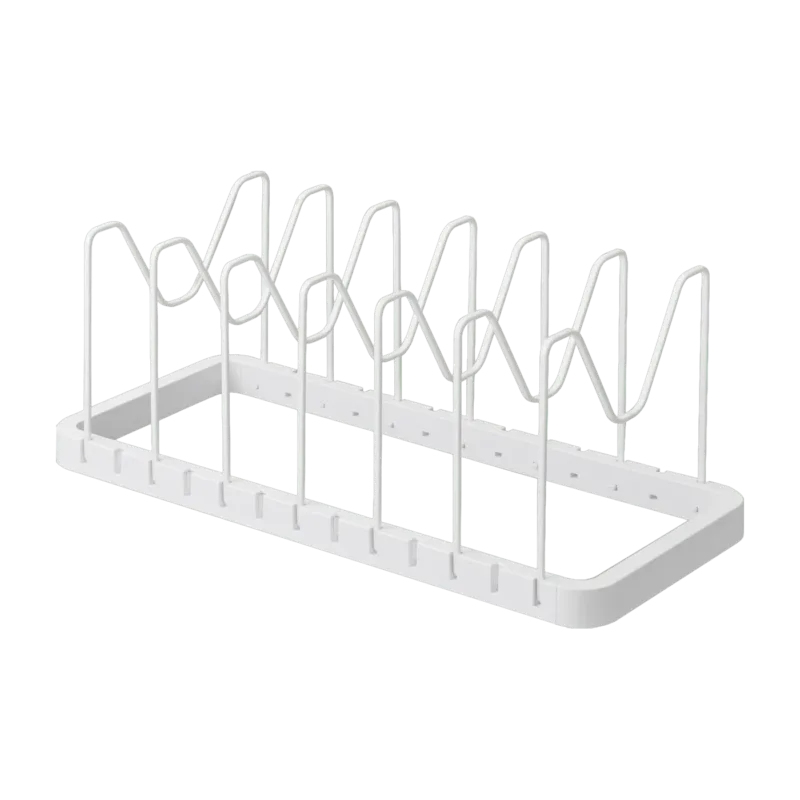Organisateur de casserole et couvercles blanc - Yamazaki - The Cool Republic