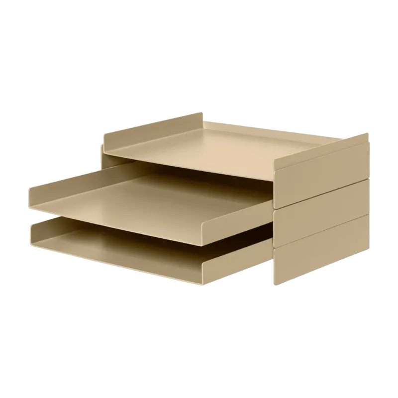 Organiseur de bureau beige Organiser - Ferm Living - The Cool Republic