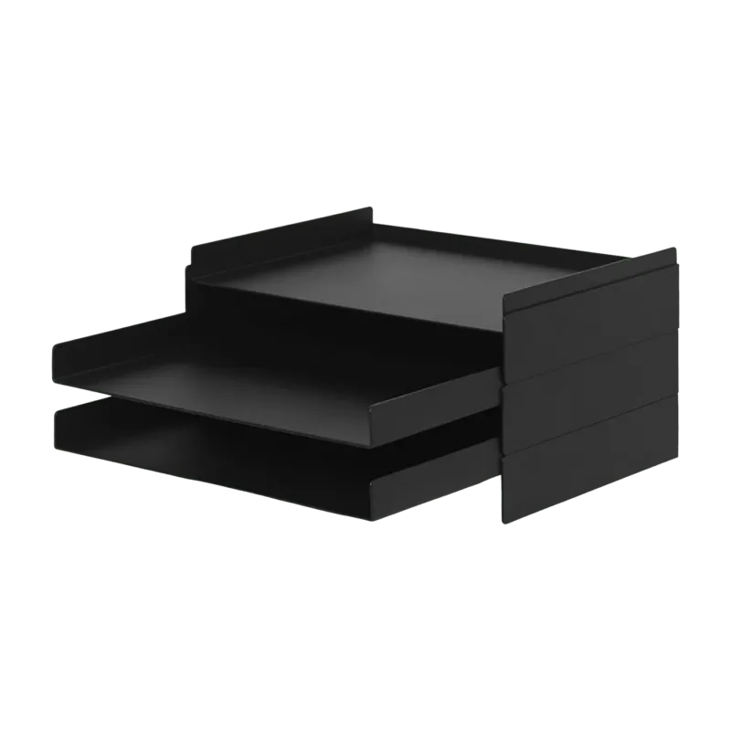 Organiseur de bureau noir Organiser - Ferm Living - The Cool Republic