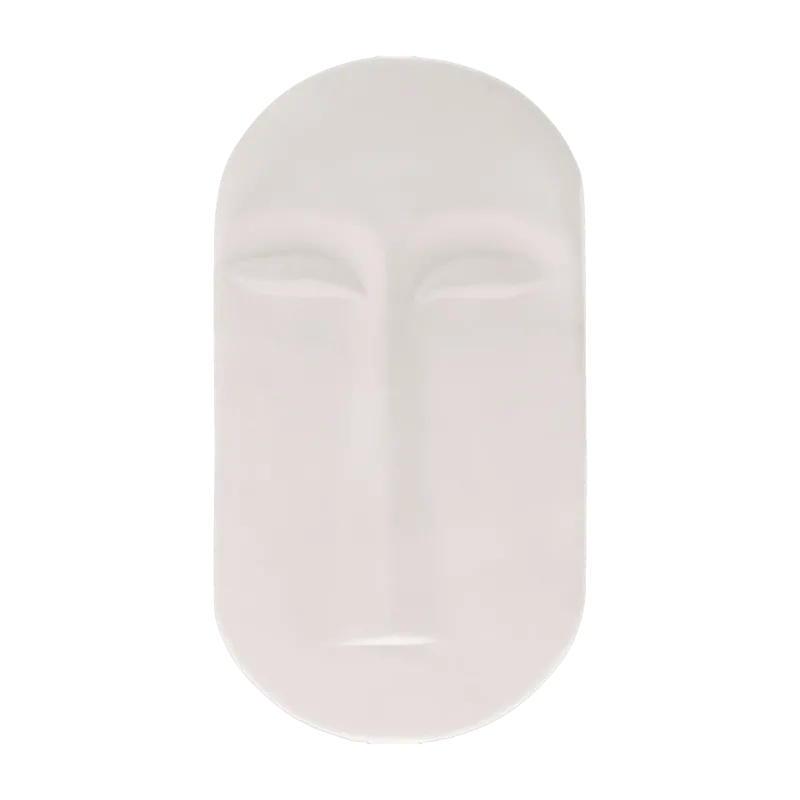 Ornement mural masque blanc mat - HKliving - The Cool Republic