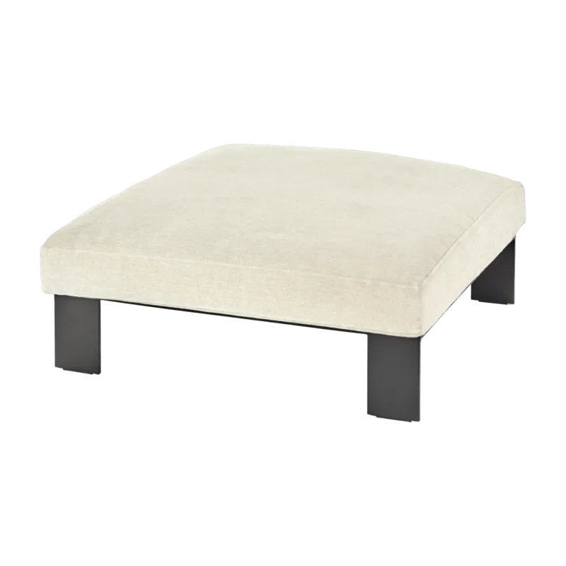 Ottoman d'extérieur beige en aluminium - Serax - The Cool Republic