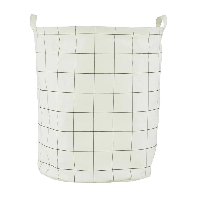 Panier à linge à carreaux 40 x 50 cm - House Doctor - The Cool Republic
