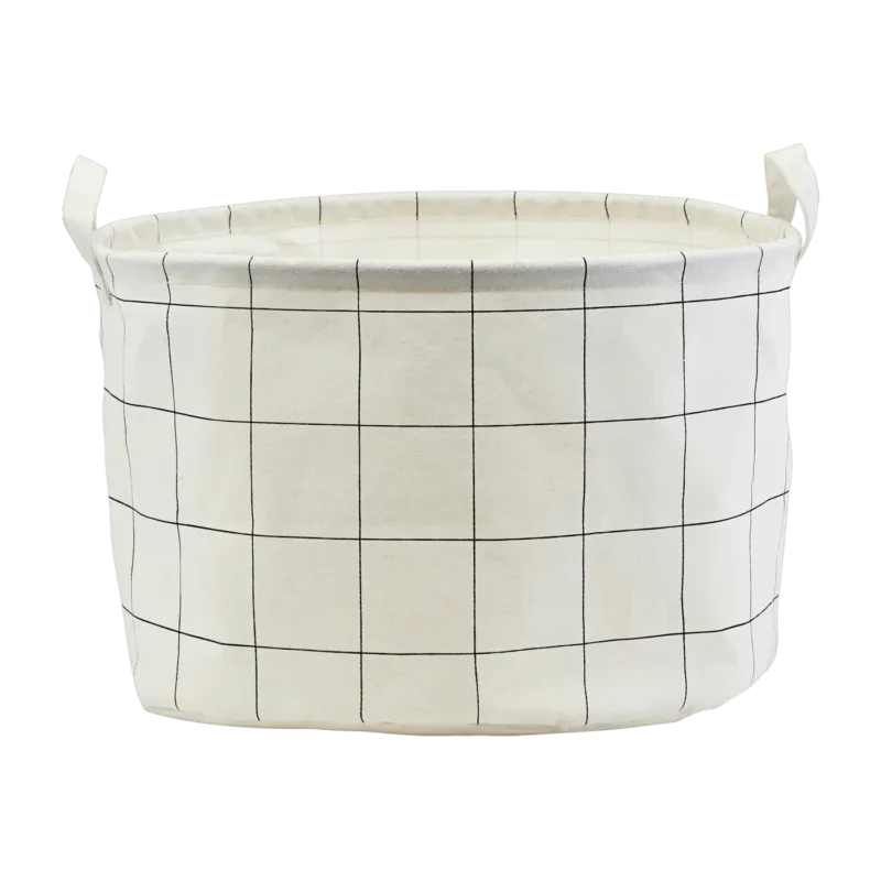 Panier de rangement à carreaux 25 x 40 cm - House Doctor - The Cool Republic