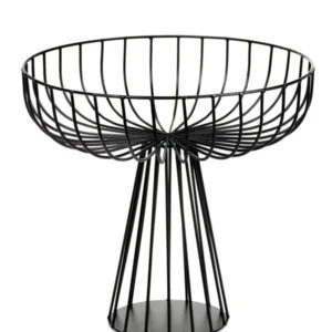 Panier haut en fer noir 30x28cm Catu - Serax - The Cool Republic